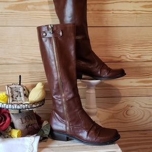 Womens Brown Mia Boots